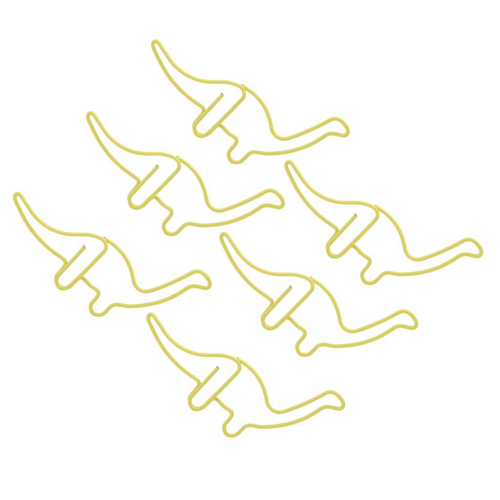 100 шт. забавных скрепок, инновационный процесс гальванопокрытия, устойчивый к ржавчине, милые скрепки для офисов, хо