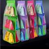 6 Pockets Hanging Bag Purse Storage Organizer Wardrobe Closet Rack Hangers Tool