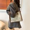 Сумка-тоут в стиле ретро высокого класса с большой вместимостью подмышкой, женская сумка, новая весенняя модная нишевая сумка на одно плечо, портативная сумка для поездок на работу