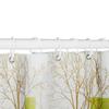 Dripping Shower Curtain(No Glitter) Spark Rose Gold Drips Makeup Lashes Gorgeous With Hooks Bathroom Decor Polyester Fabric