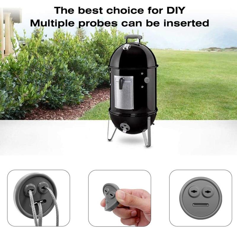 Набор из 2 термометров и втулок для зондов, сменные термометры для гриля, детали для грилей, плит и многого другого