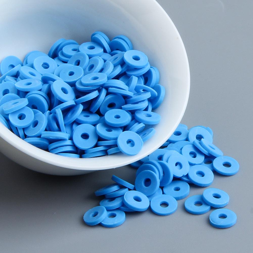 10 г бусин из полимерной глины сплошного цвета для браслетов и ожерелий - Разделительные бусины ручной работы