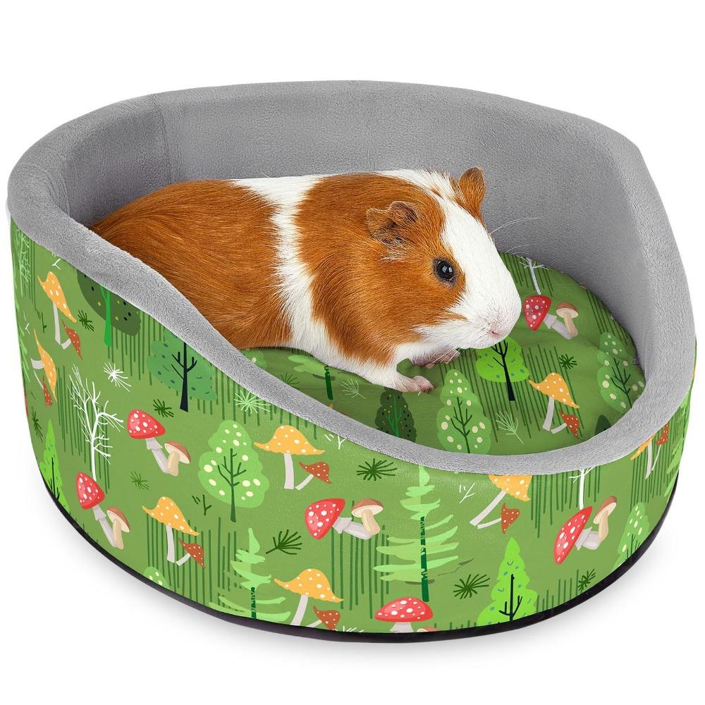 Breathable Guinea Pig Bed Thick Removable Mat Chinchillas Nests Cozy Small Pet Sleep Mat  Ferrets
