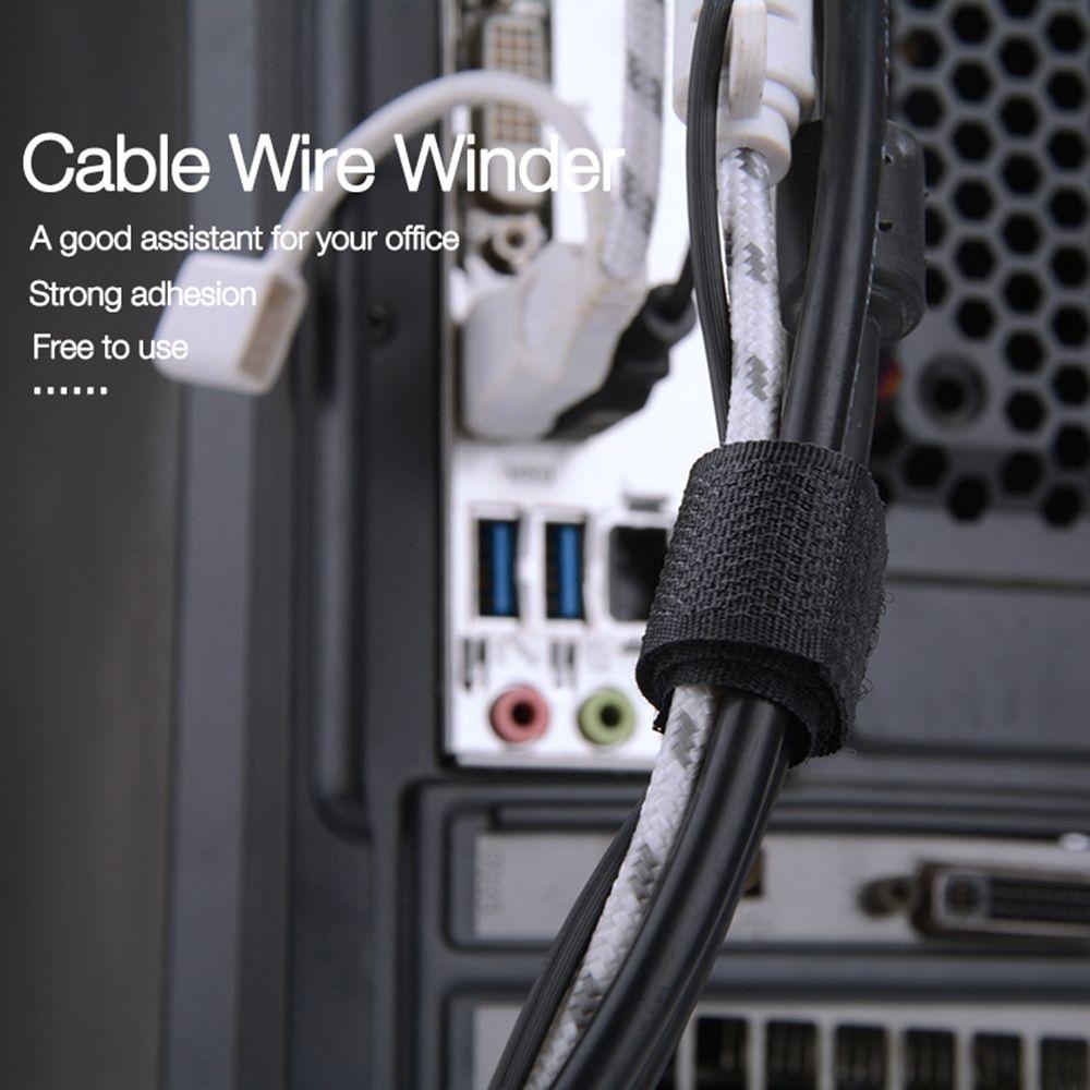 Reusable Fastener Cord Band Loop Wiring Accessories Cable Ties Cable Winder Nylon Strap Rope Holder