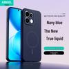Магнитный противоударный чехол из жидкого силикона для OPPO Reno15F/Reno15C