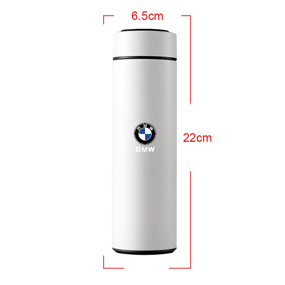 1pc For BMW Performance M Thermos Bottle Smart Cup With Temperature Display 304 Stainless Steel Vacuum Insulated Intelligent Cup