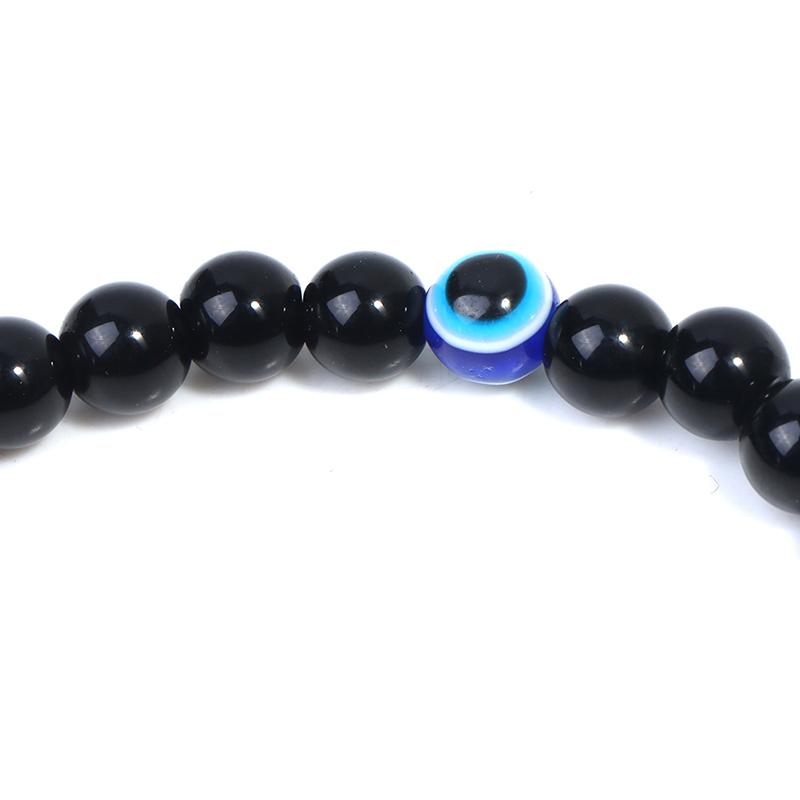 Турецкий браслет «Сглазы» из натурального камня, бусины для женщин, мужчин, украшения для йоги