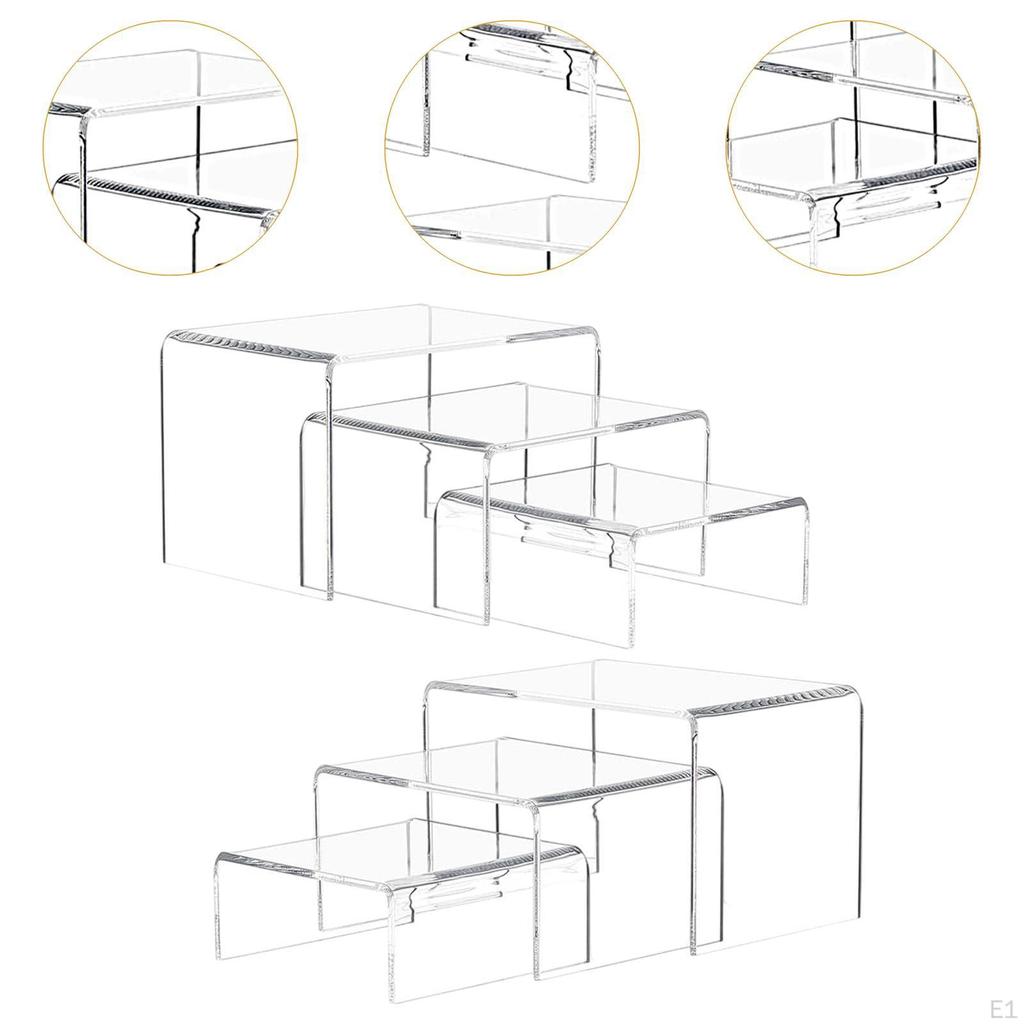 6 шт. акриловая стойка для демонстрации на столешнице декоративная коллекционная