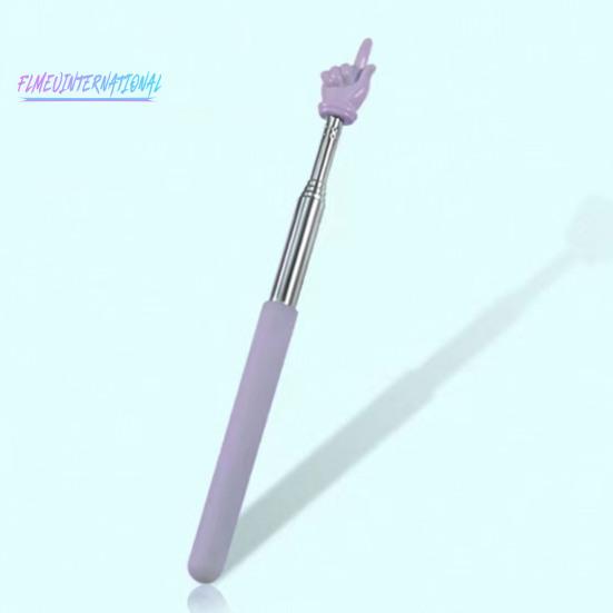 Указатель для учителя чтения макарон с пальцами - выдвижной указатель с матовой ручкой из нержавеющей стали, регулируемой длины