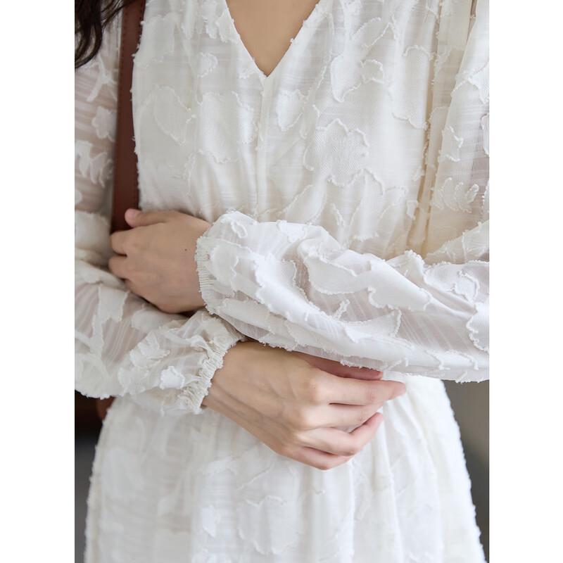 Mokana Women's Fashion Versatile Long-Sleeve Mid-Length Dress