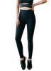 Ashley Yoga Cropped Solid Activewear Women's Leggings, Moisture-Wicking, Quick-Drying, Stretch, Length, Color, (03#) P75HE,M