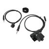PTT Adapter with Back Clip Push To Talk Portable Radio Headset Adapter for Vertex VX?6R VX?7R