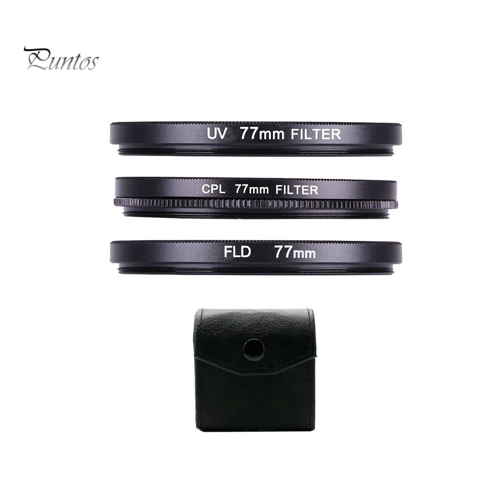 Профессиональный комплект фильтров для фотосъемки UV CPL Polarizer FLD для зеркальных камер