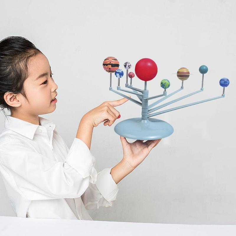 Детская Солнечная Модель Солнечной Системы Игрушка Обучающие Игрушки для Детей 6-8 Лет Тренировка Мозга Развитие Интеллекта Игрушки