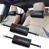 VYTR5 Car Seat Carbon Fiber Soft Headrest Neck Support Pillow Travel Rest Accessories For Citroen C2 C3 Grand C4 Picasso VTS C-ELYSEE