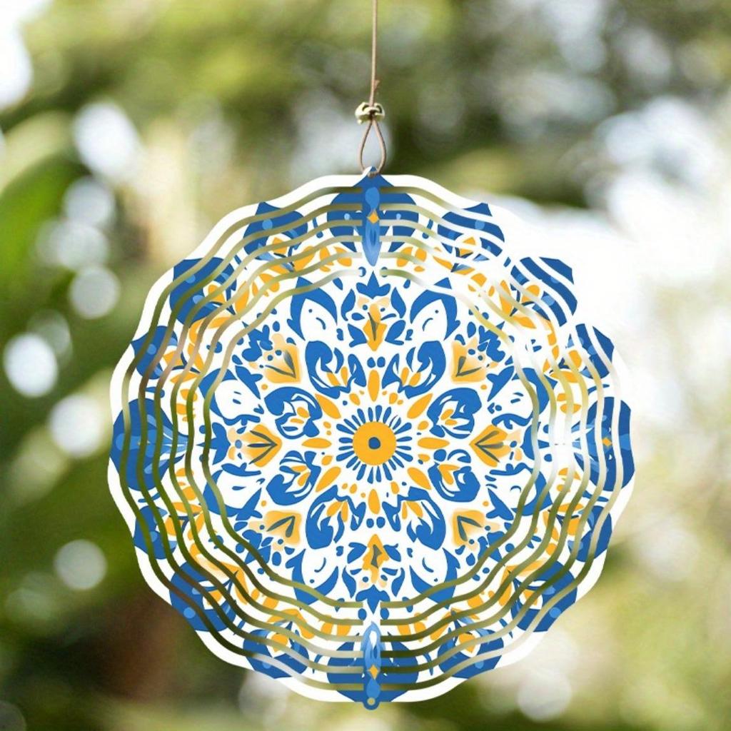 10 Inch Bohemian Wind Chime for Outdoor Decor Elegant Handmade Hanging Wind Chime with 360 Hook Perfect Gift for Spring Summer Balcony Courtyard