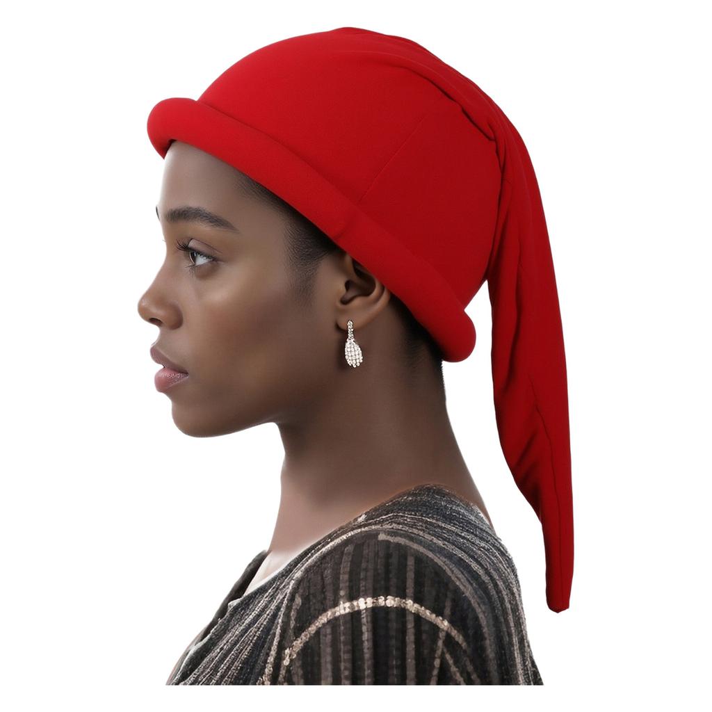 Рождественская шапка эльфа Унисекс Женская Мужская Шапка гнома Набивная Однотонная Остроконечные кепки Шапка гнома для Хэллоуина Косплея Карнавалов Аксессуары