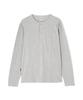 AVIREX DAILY RIB HENLY NECK TEE 6153482 men's M grey