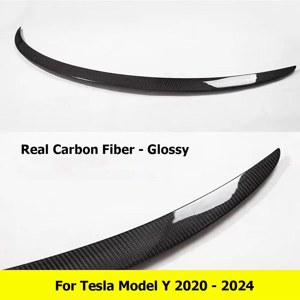 For Tesla Model 3 Highland 2026 Model Y 2024 Real Carbon Fiber Spoiler 2020-2025,Trunk Lid Wing,Car Exterior Styling