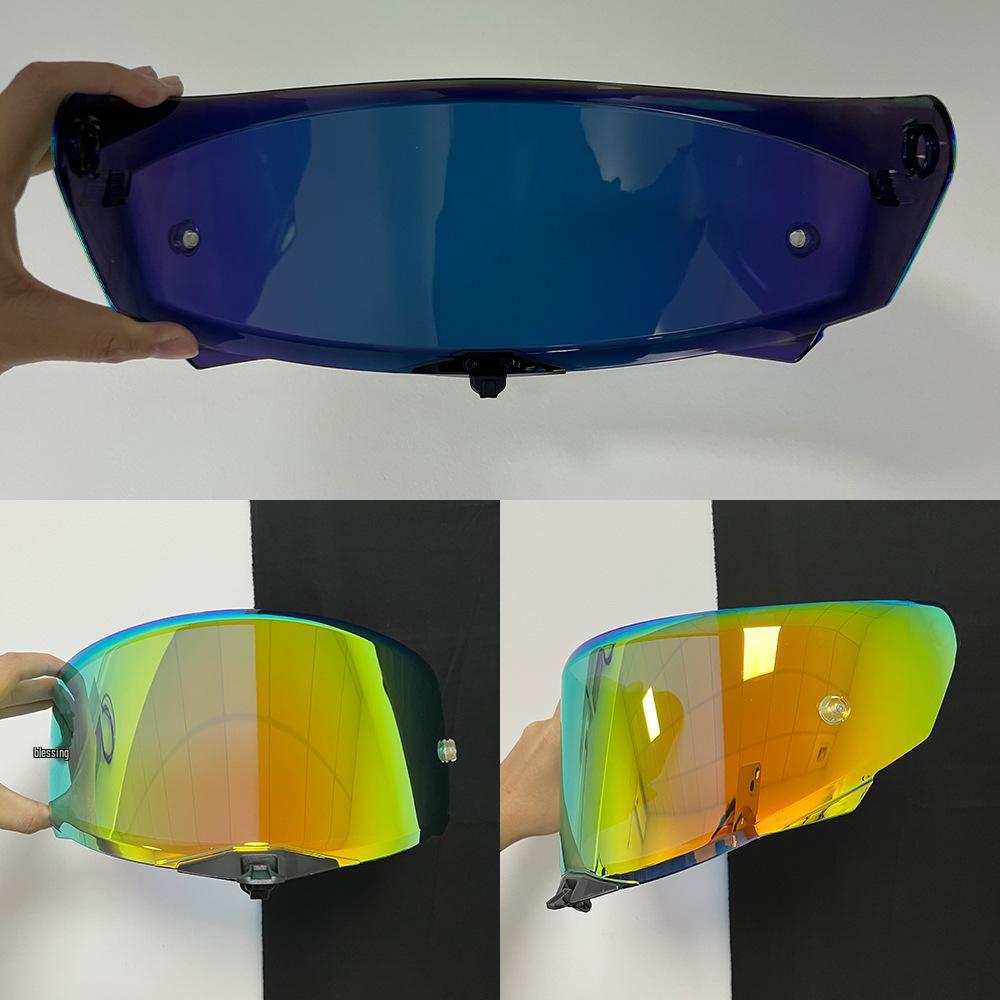 TT REVO High-Def Electroplated Lens for Day/Night Use with UV Protection – Fits TT REVO Motorcycle Helmet.