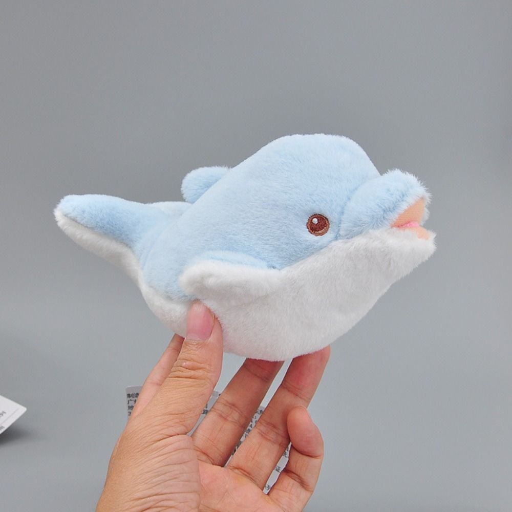 Press Sound Shark Dolphin Plush Ocean Animals Stuffed Whale Lovely Soft Penguin Doll Plush Doll