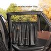 Car Sunshade Curtains - Blackout Mesh with Suction Cups for Privacy and Heat Insulation In Summer