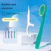 Adult Disposable Travel Toothbrush with Explosive Beads Soft Bristles Plastic Handle-Travel Size Oral Care Tool