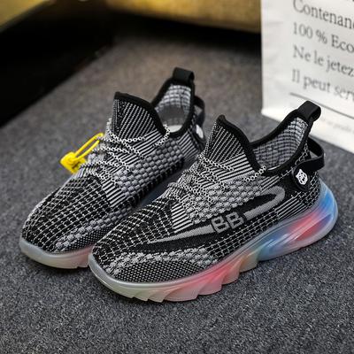 Осенняя новая женская обувь, модные трендовые кроссовки с гелевой подошвой, тканая дышащая повседневная обувь, удобная удобная обувь