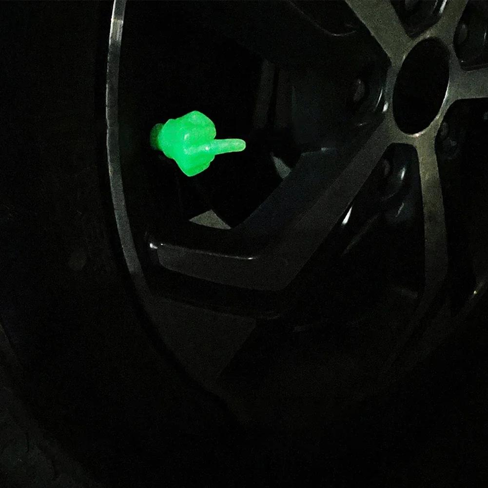 Колпачок вентиля шины для автомобиля на средний палец, индивидуальный декор, насадка для колеса, пылезащитный, водонепроницаемый, колпачок вентиля шины, аксессуары