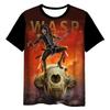 3D Футболка с принтом рок-группы W.A.S.P, Мужская и женская модная уличная одежда