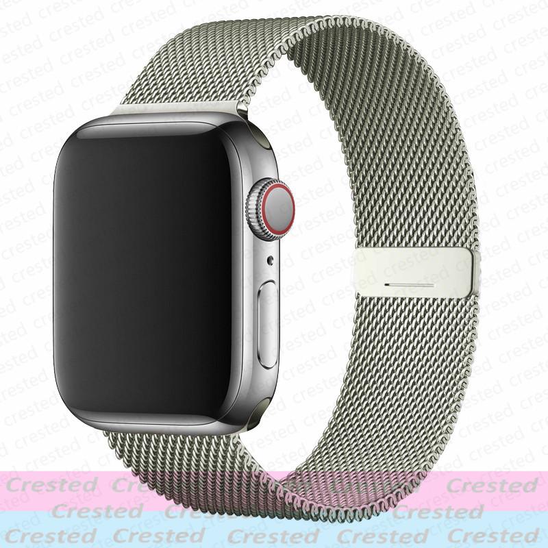 Миланская петля Ремешок Для Apple Watch Ремешок 44мм 40мм 45мм 41мм 49мм 42мм 38мм correa bracelet iWatch серия 3 6 se 7 8 9 5 ultra 2