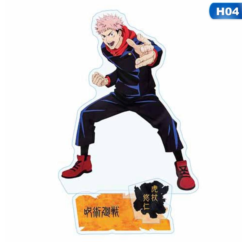 Anime Jujutsu Kaisen Cartoon Character Transparent Acrylic Stand Doll Model Toy Desktop Decoration Gift