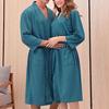 Spring and Autumn Bathrobes Thin Bathrobes Absorbent and Quick-drying Pajamas Home Clothes Couple Nightgowns