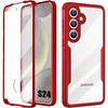Coque De Protection - BOOLING - Pour Samsung Galaxy S24 - Antichoc - Rouge - Semi-rigide