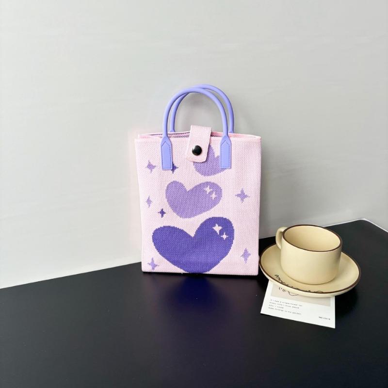 Премиальный стиль, сумка для мобильного телефона большой вместимости, вязаная сумка, нишевая, универсальная, на плечо, мессенджер, мультяшная, модная, дамская сумочка