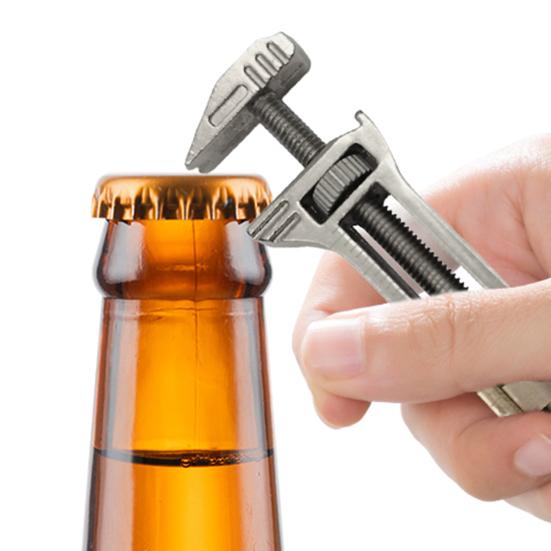 1/2/5 шт. Компактный титановый многофункциональный брелок для ключей, мини-ключ, открывалка для бутылок, портативный многофункциональный