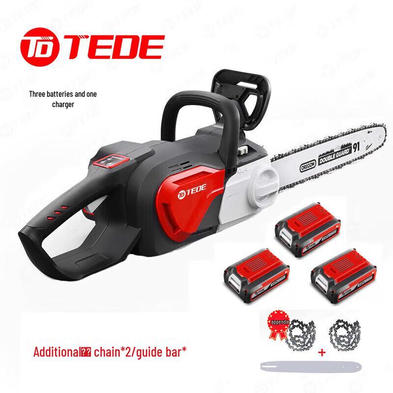 TEDE YD-5785 Cordless Electric Chainsaw CN plug (adapter included)