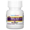 Triple B-12, B-6, Folic Acid, Instant Dissolve Microlingual 60 Tablets