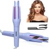 Portable Electric Automatic Rotating Hair Curler Ceramic Multi-functional Spiral Wave Curling Iron Curling Stick Anti Scalding