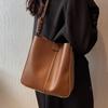 Retro Large-Capacity Bags New Women's Bag Fashion Commuter Shoulder Bag High-Quality Texture Messenger Bucket Bags