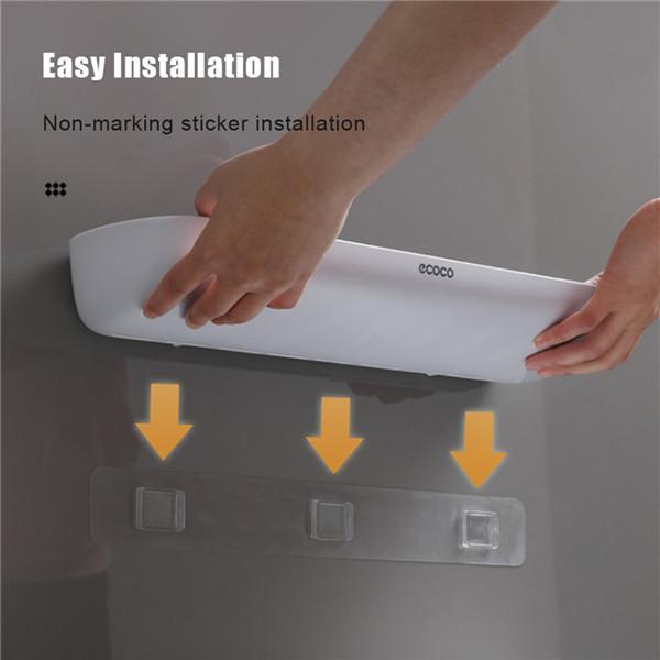 Полка для хранения в ванной комнате, настенный органайзер для хранения туалета, аксессуары для ванной комнаты