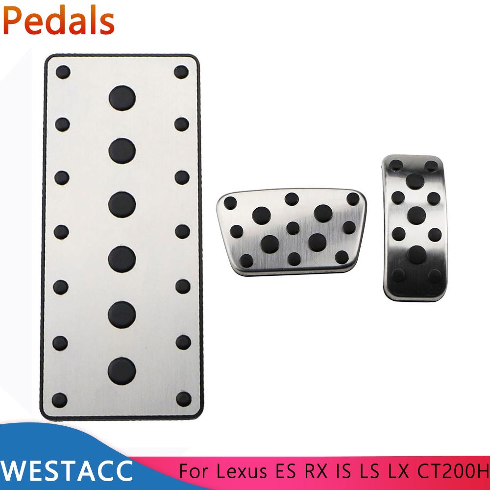 Автомобильные педали, чехол для Lexus ES 2013-2018 RX 2010-2015 IS LS LX CT200H 2011-2017, тормозная подставка акселератора