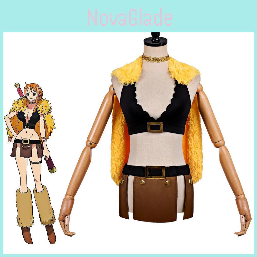 Костюм Нами для косплея по аниме One Piece, из полиэстера, для косплееров
