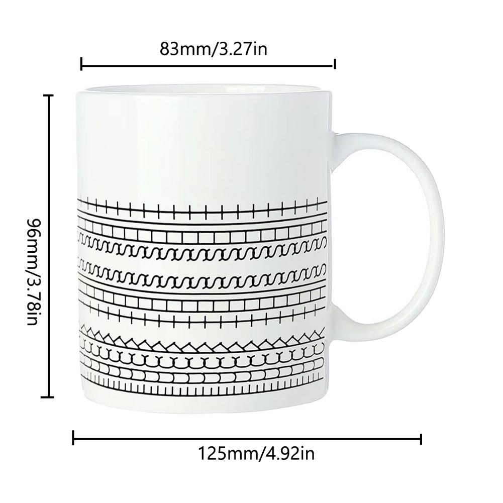 Ceramic Coffee Mug Kitchen Hidden Message Coffee Cups Microwave-Safe Drinkware Funny Message Coffee Mug Coffee Lover Cup Gift