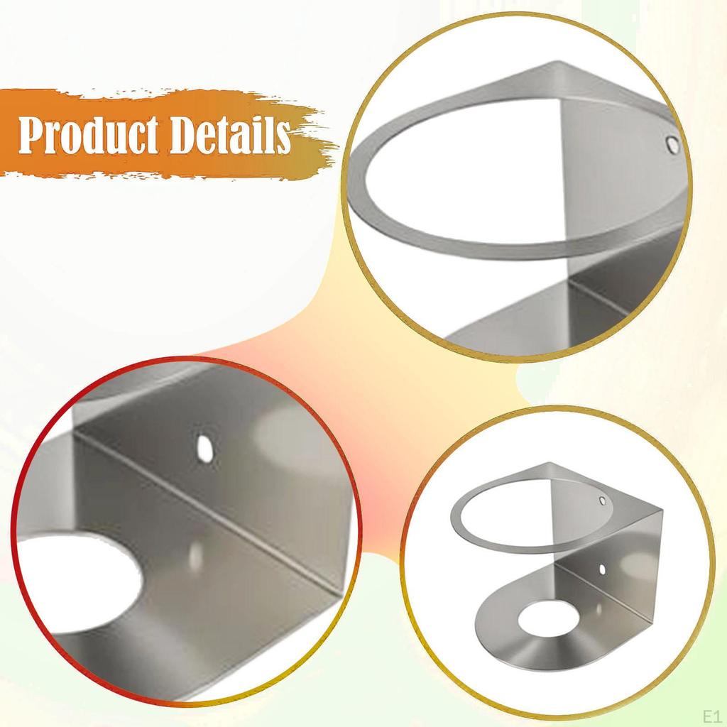 Spray Bottle Holder Can Organizer Wall Mounted Storage Rack for Bathroom