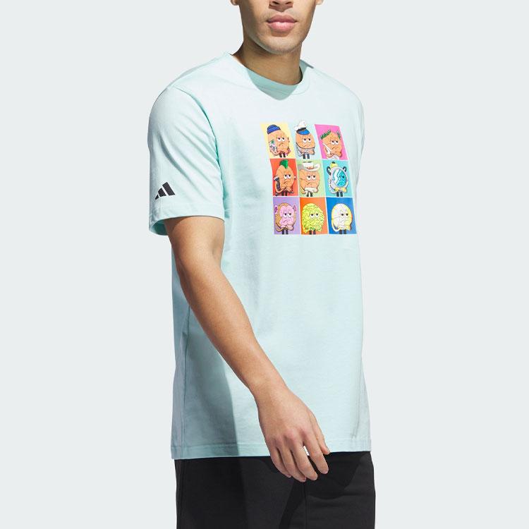 New Adidas T Shirt Men's Light Green IM4612
