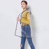 Fashion EVA Transparent Raincoat Outdoor Ladies Rain Coat Jacket Waterproof Adults Men Women Clear Poncho Hiking Biker Rainwear