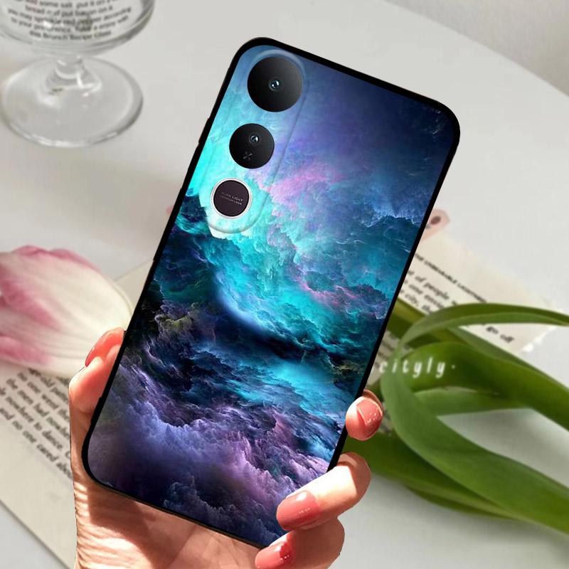 For Vivo V50 Lite Case V2441 Soft TPU Shockproof Silicone Bumper For Vivo V50 Lite 5G Protective Cover Shell Coque Fundas