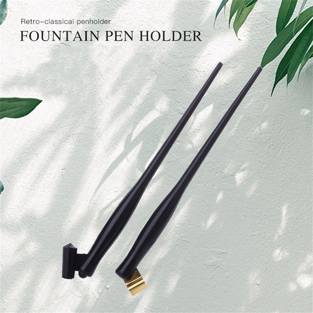 English Writing Calligraphy Pen Nib Oblique Copperplate Script Pen Dip Pen Holder  Stationery