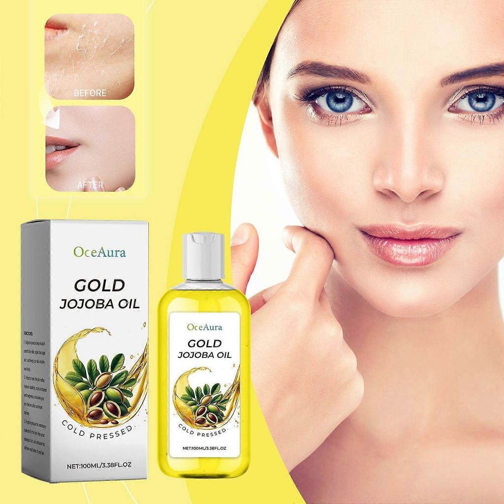 Oceaura Jojoba Oil Multifunctional Essential Oil Plant Essential Oil Moisturizing Body Skin Moisturizing Durable Moisturizing